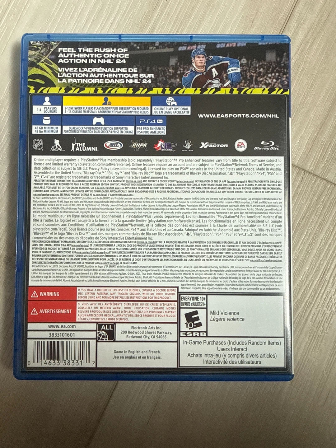 NHL 24 PlayStation 4 Video Game - photo 2