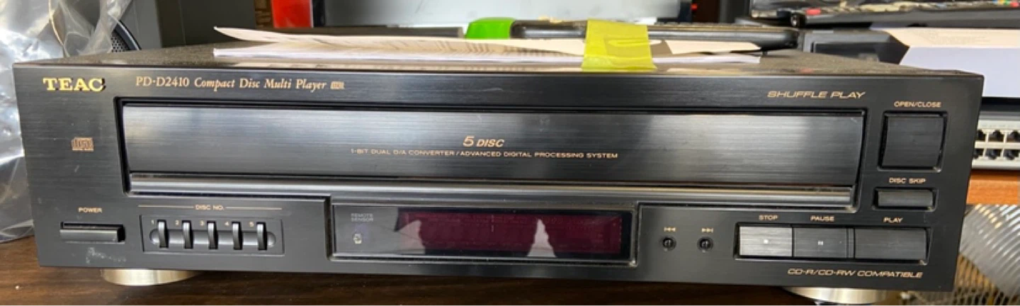 TEAC PD-D2410 5-Disc Compact Disc Multi Player