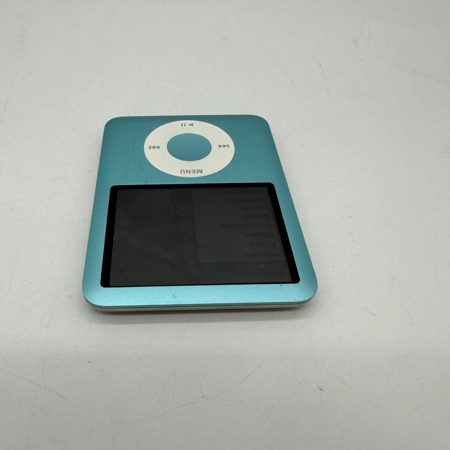 Apple iPod Nano 3rd Gen 8GB Blue A1236 MP3 Player w case - photo 4