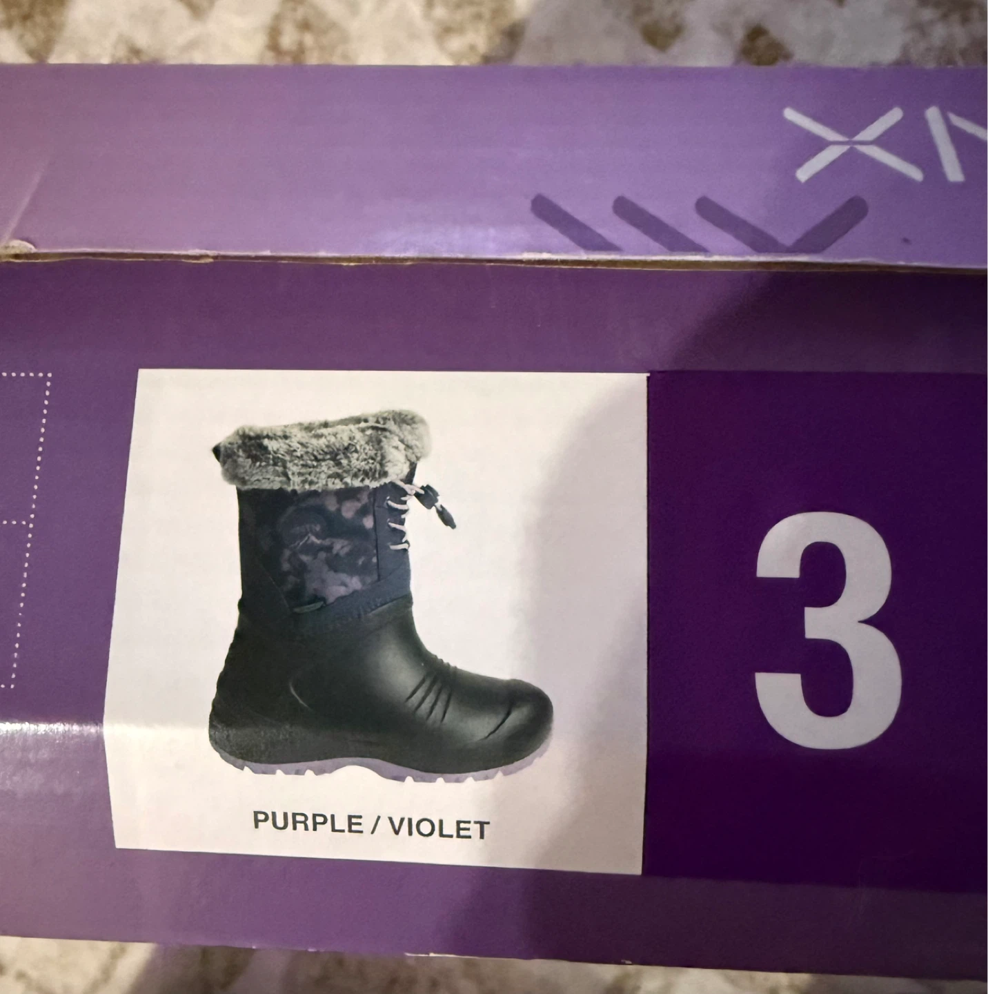 X-Trm Winter Boots Size 3 Purple/Violet - photo 4