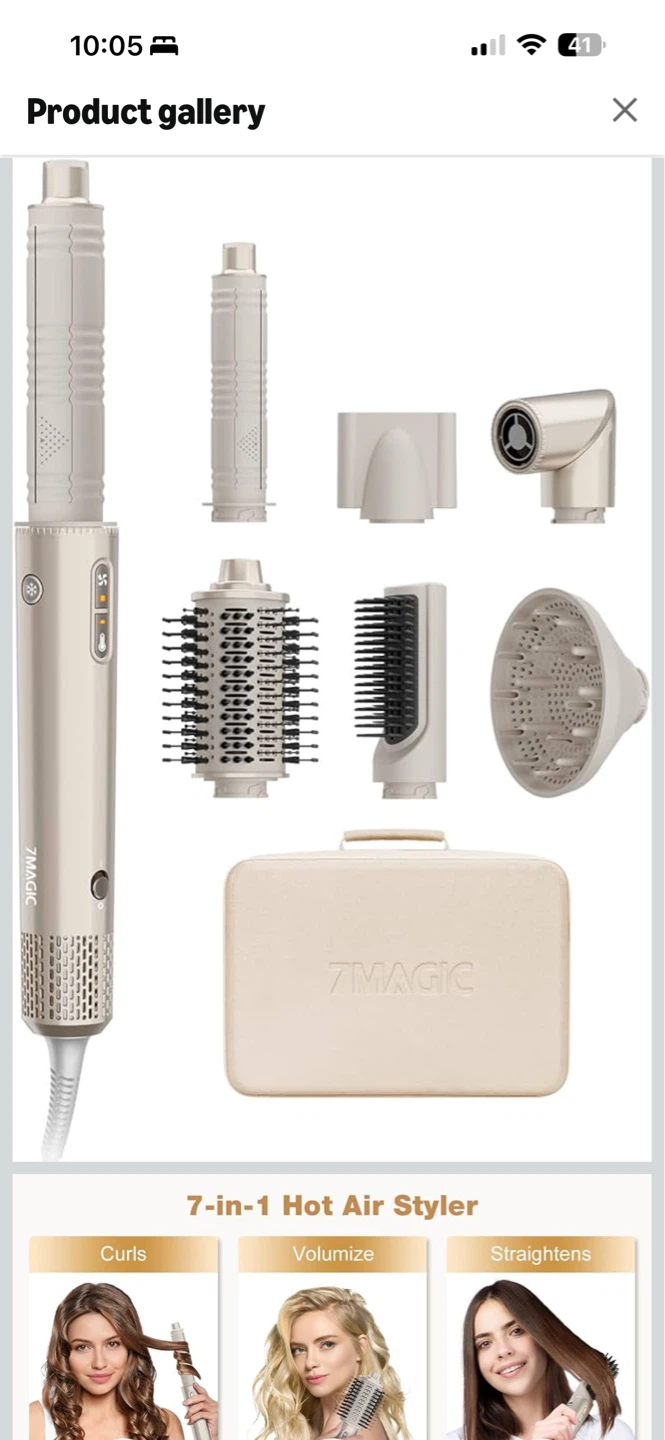 7MAGIC 7-in-1 Hot Air Styler Set