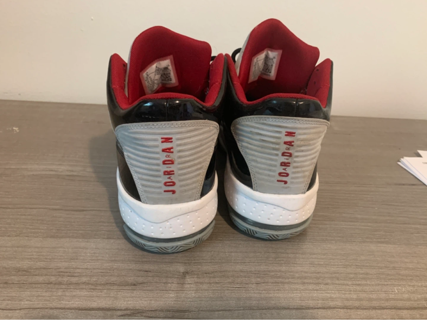 Jordan Shoes - Black, Red, White - US Size 8 - photo 3