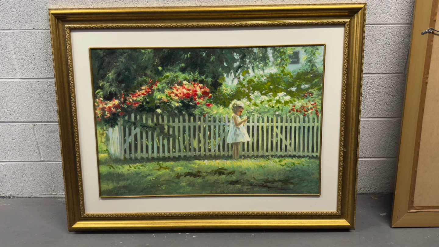 Richard Earl Thompson "American Impressionist" Framed Painting