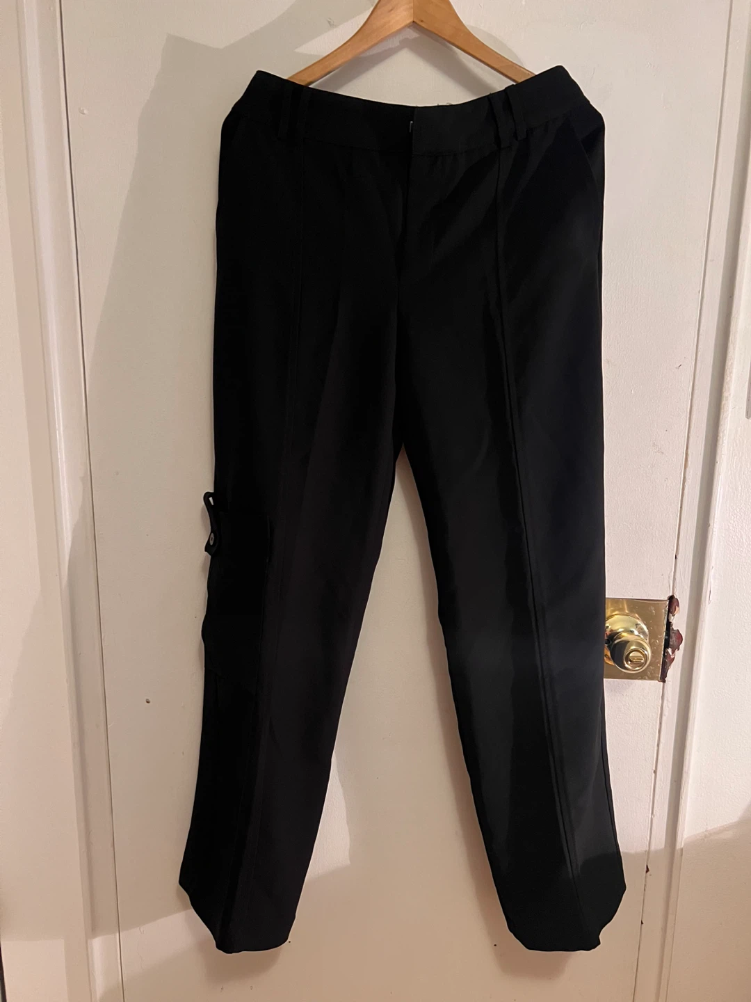 Black Zara Cargo/Dress Pants
