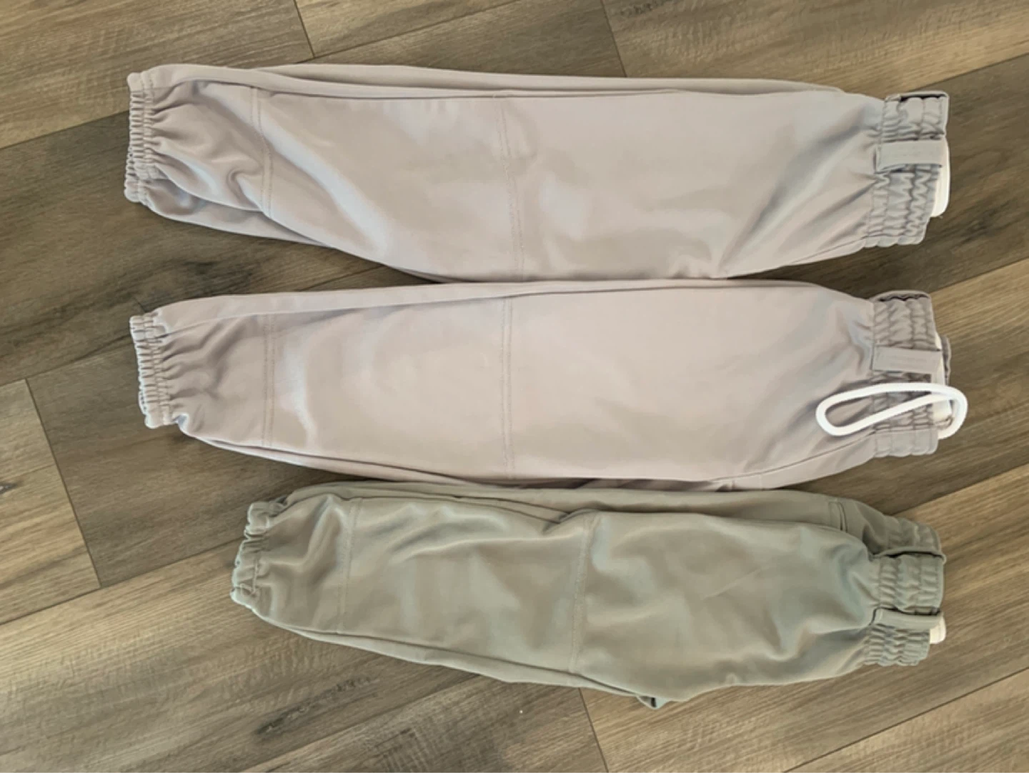 Kids Grey Baseball Pants