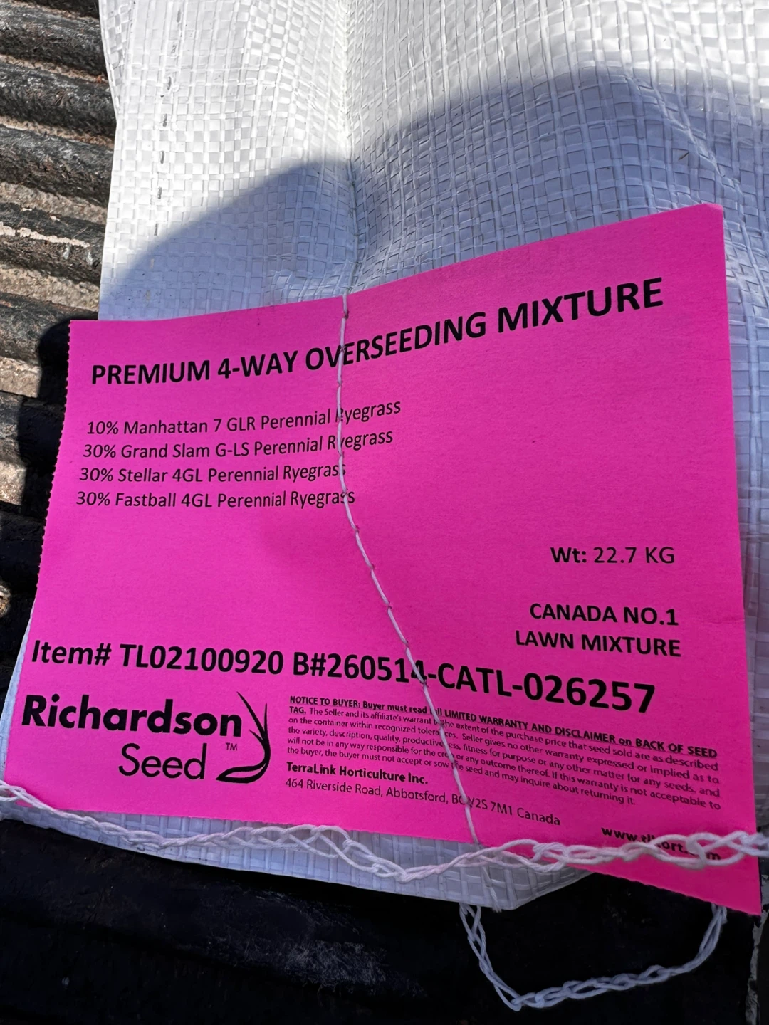 Richardson Seed Premium 4-Way grass seed - photo 2