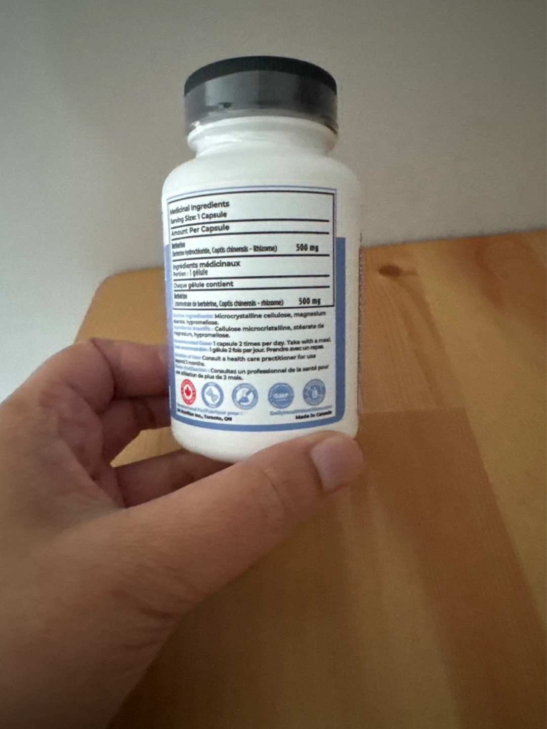 DHN Max Potency Berberine 1000mg Capsules - 60 Count - photo 2