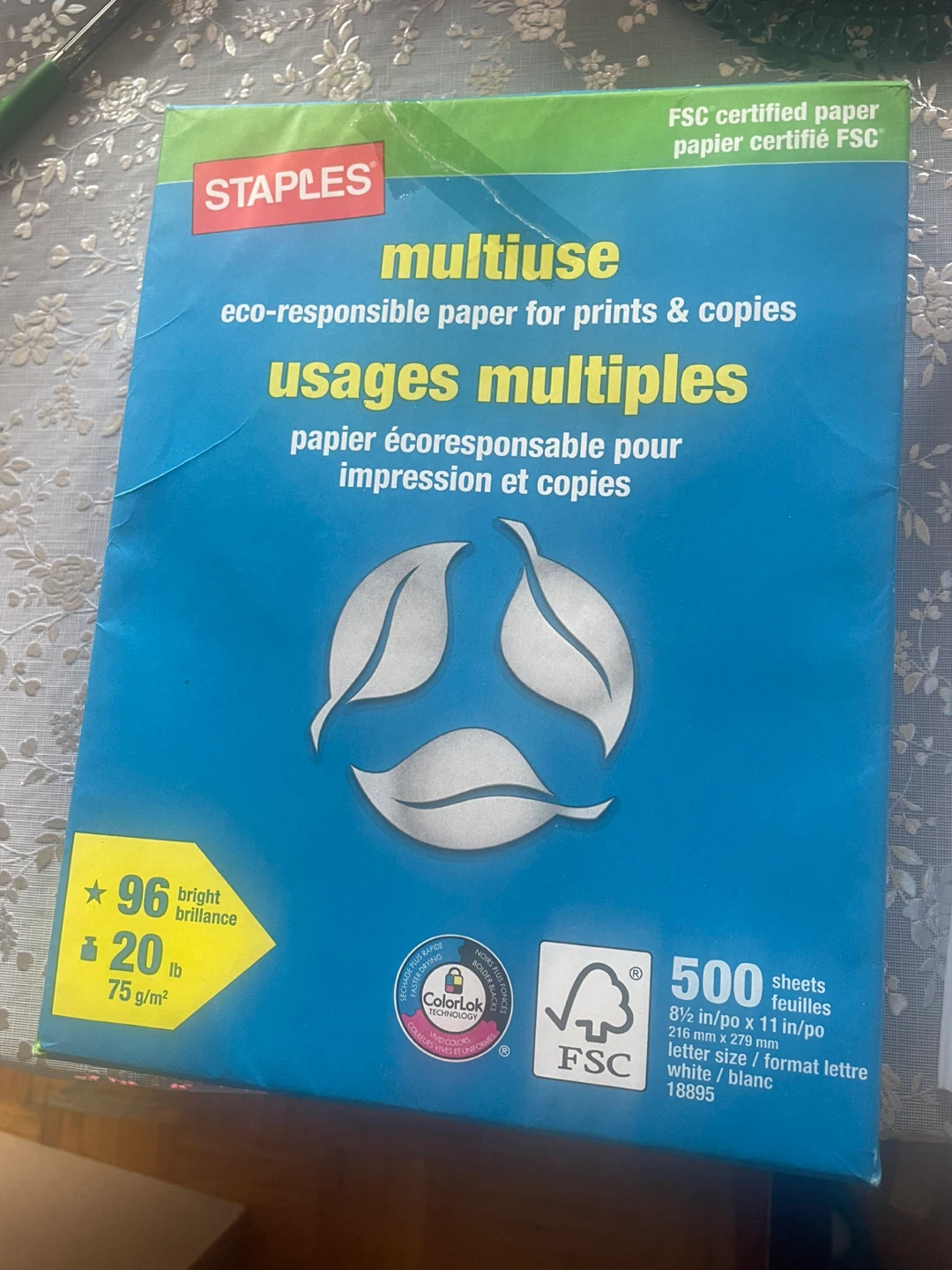 Staples Multiusé Eco-Responsible Paper