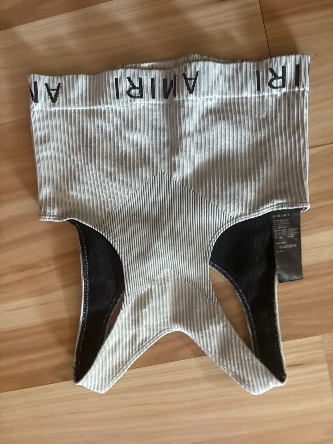 Amiri Ribbed Sports Bra Top - photo 2