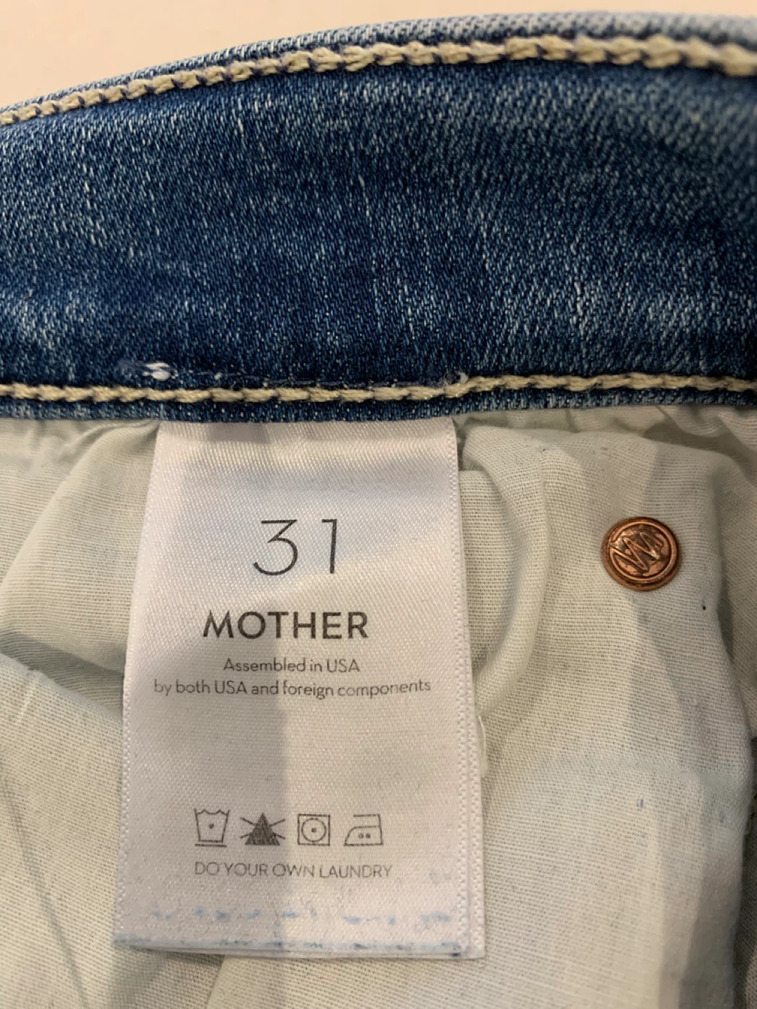 Mother Denim - The Mid Rise Dazzler - Size 31 - photo 5