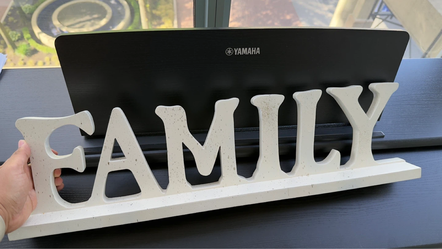White "FAMILY" Decorative Wooden Letters