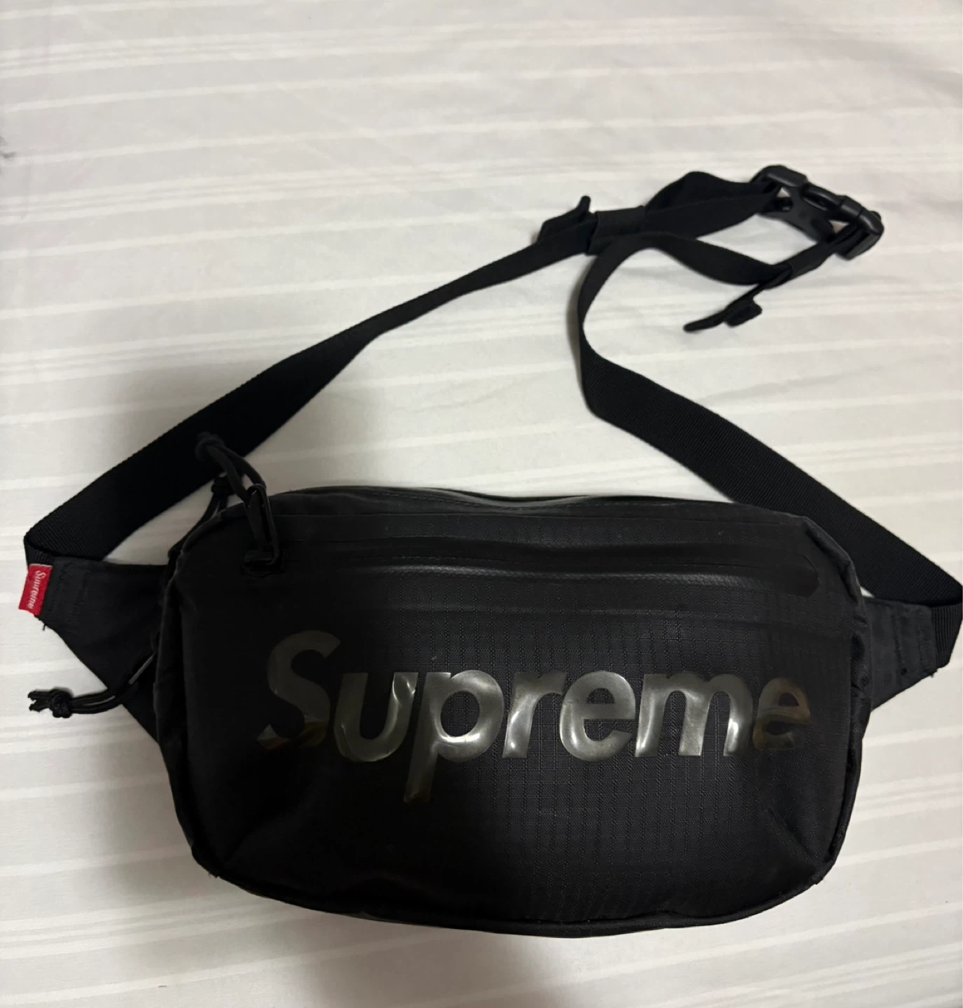 Supreme Black Waist Bag