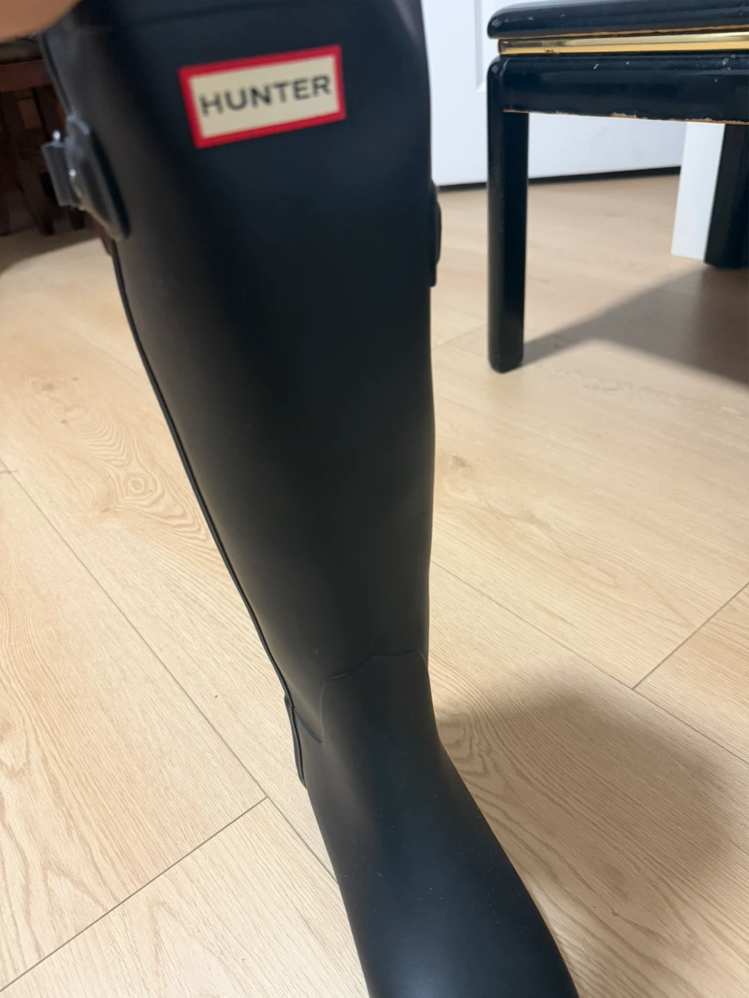 Hunter Black Rubber Tall Boots - photo 2