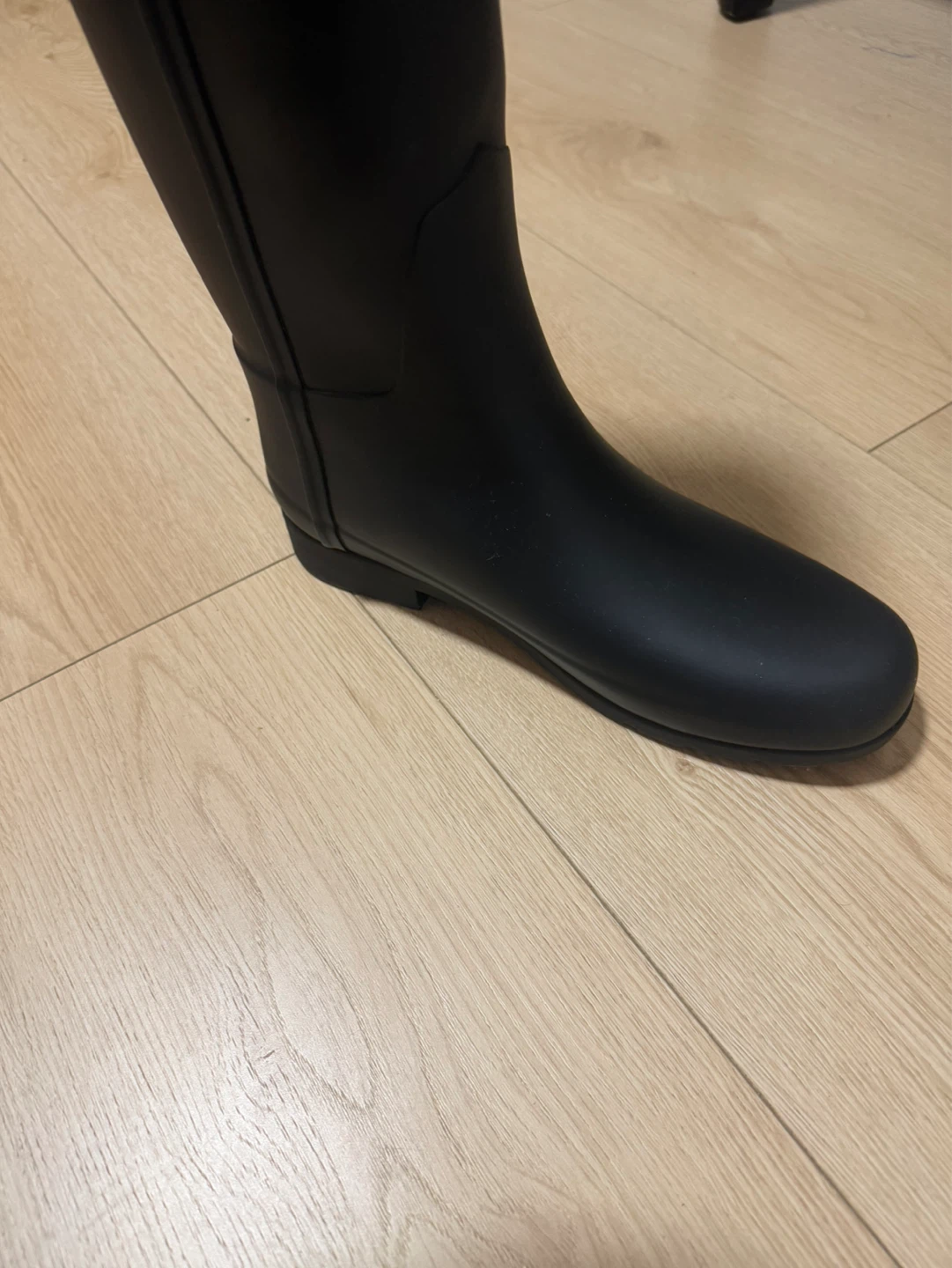 Hunter Black Rubber Tall Boots