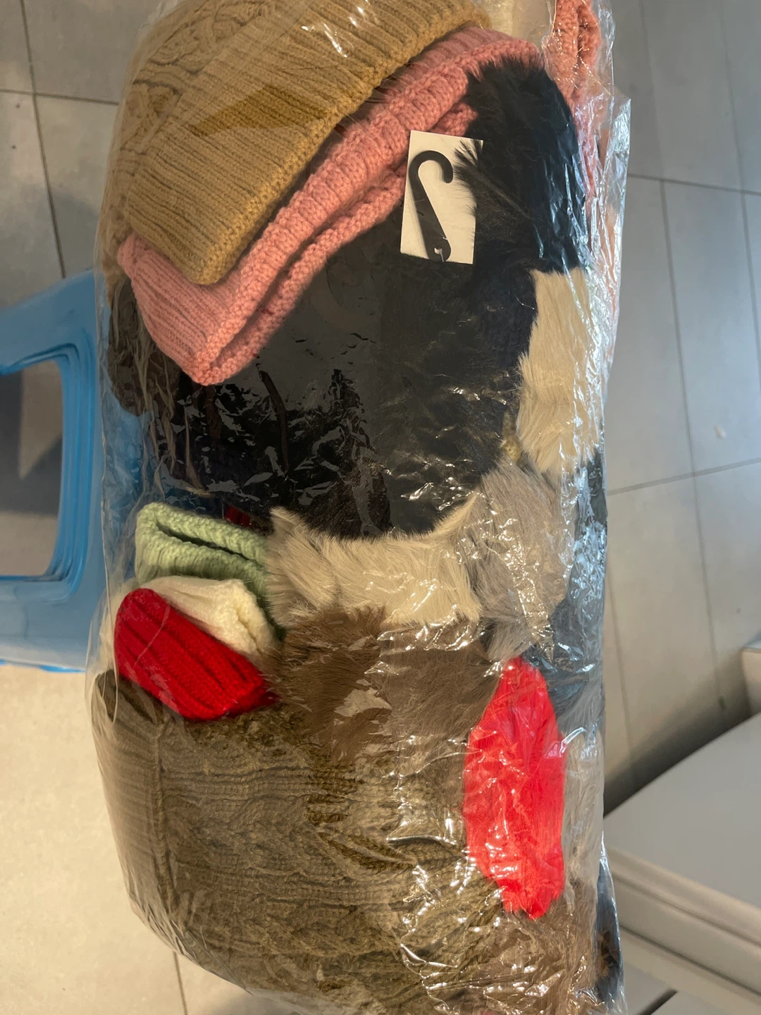 Lot of 15 Knitted Winter Beanies - Assorted Colors