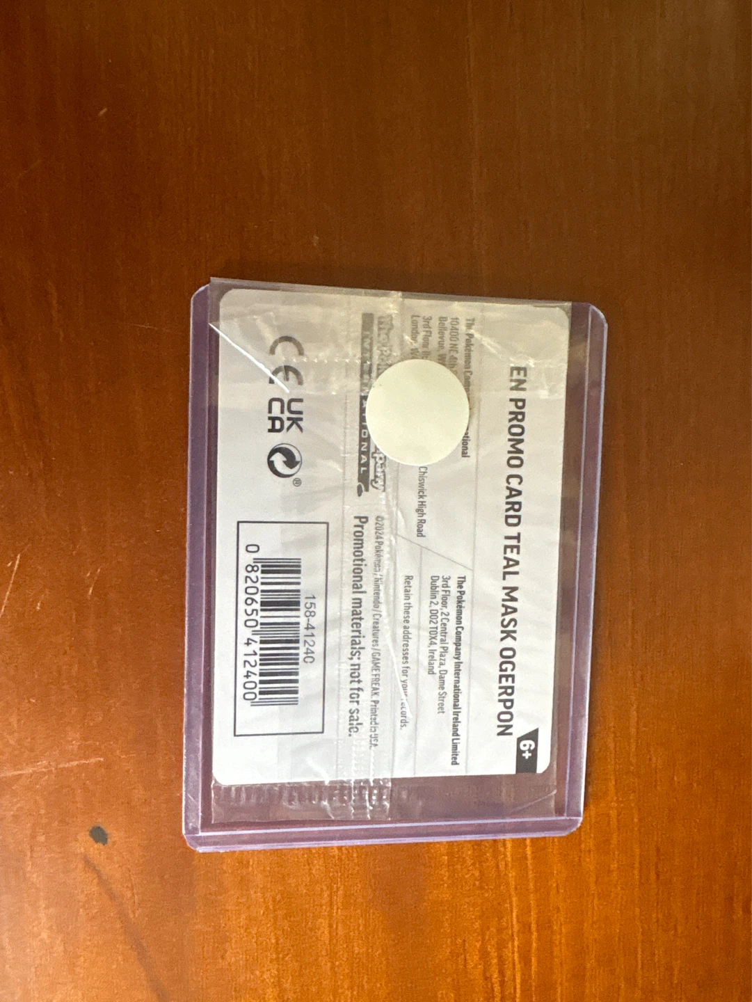 GameStop Stamped teal mask ogerpon Pokémon card - photo 3