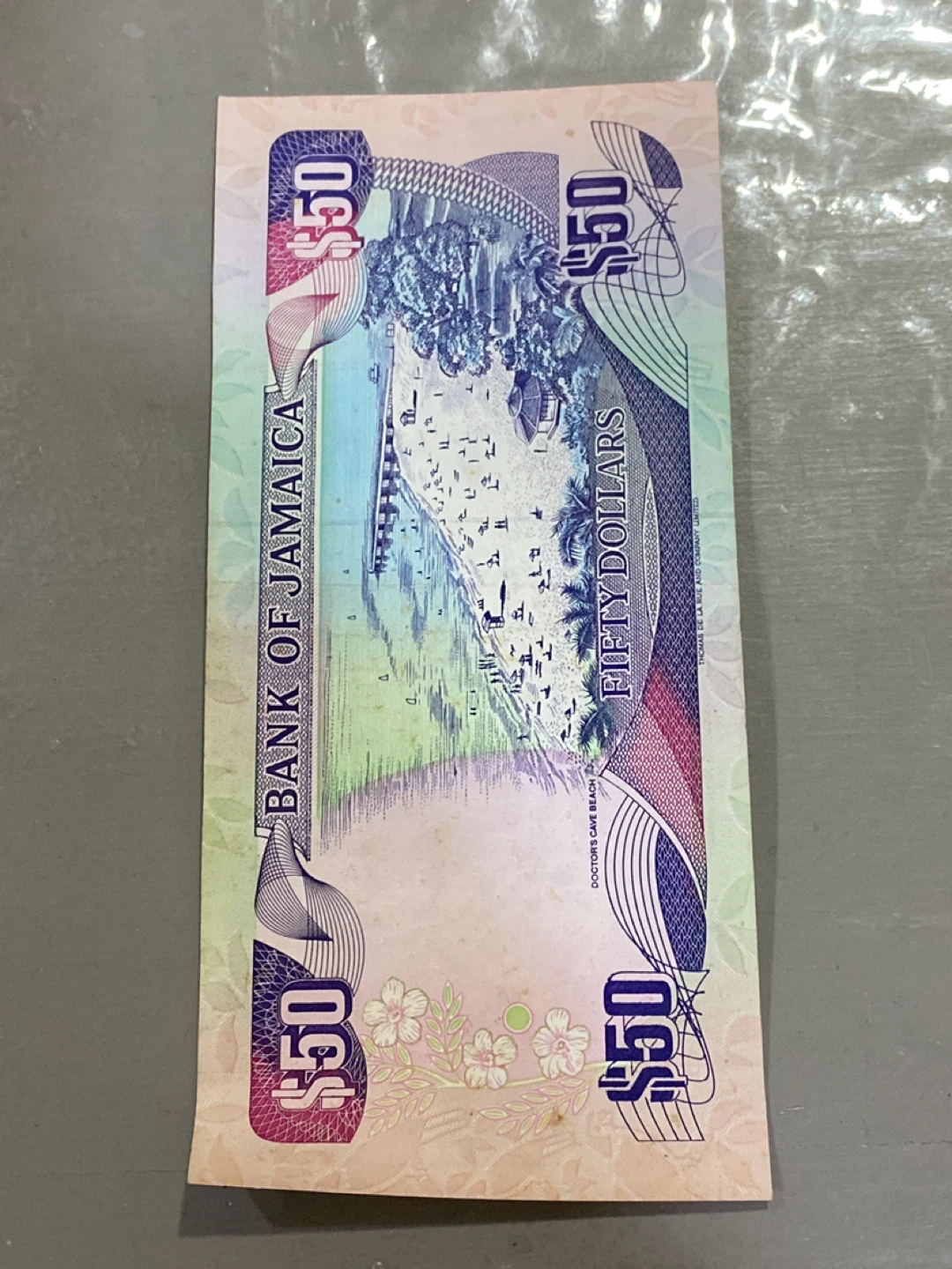 $50 Fifty Dollars Bank of Jamaica Banknote - photo 2