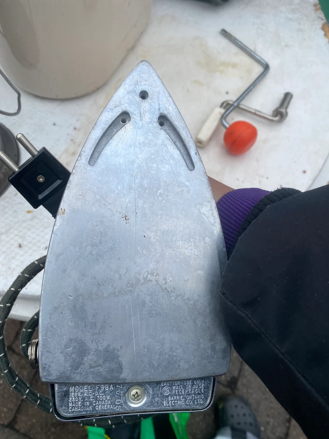 Vintage steam Iron