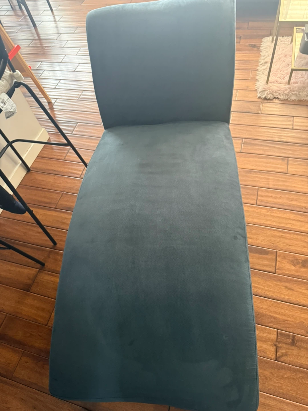 Teal Chaise Lounge