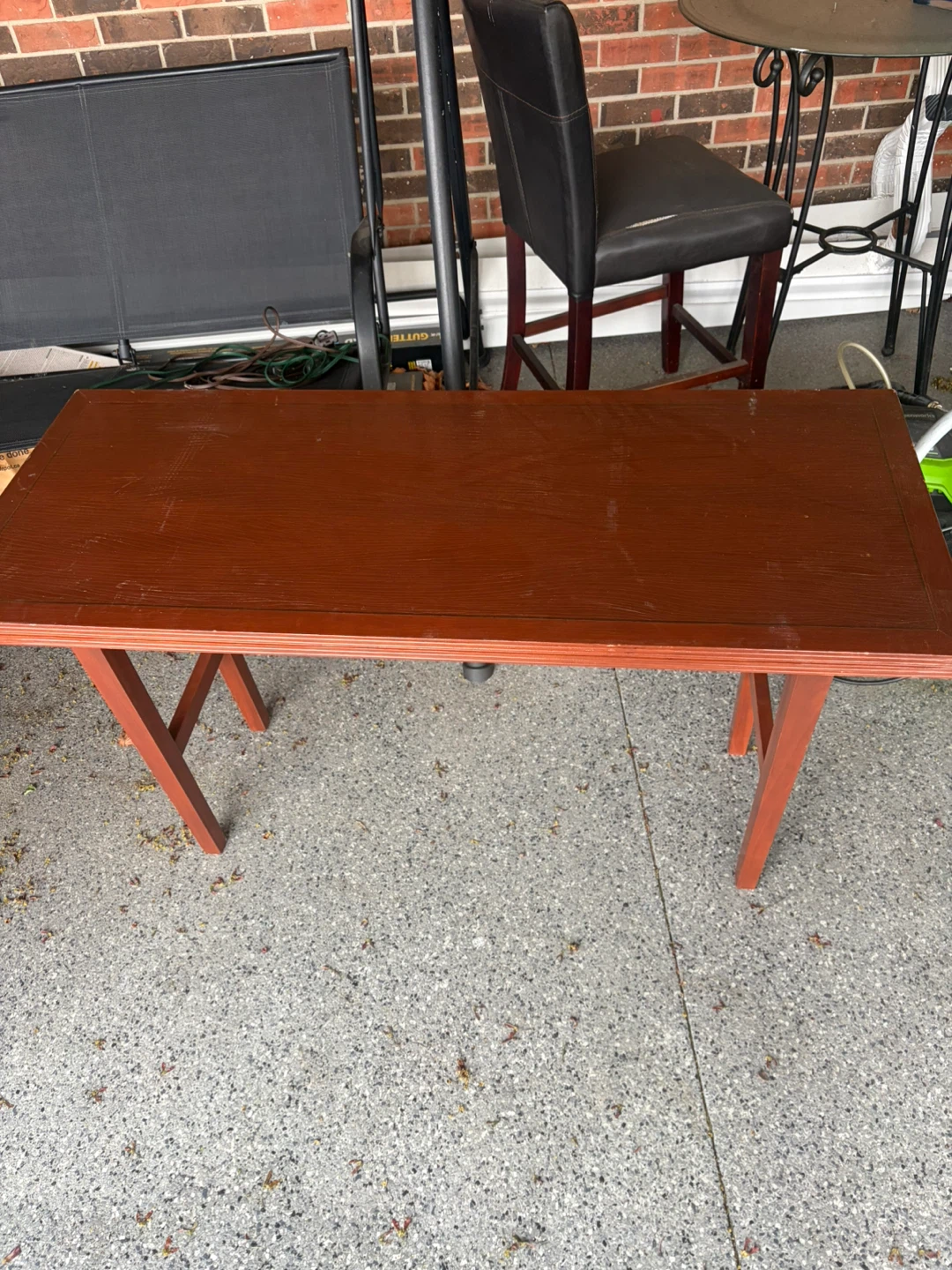 Wooden folding tables