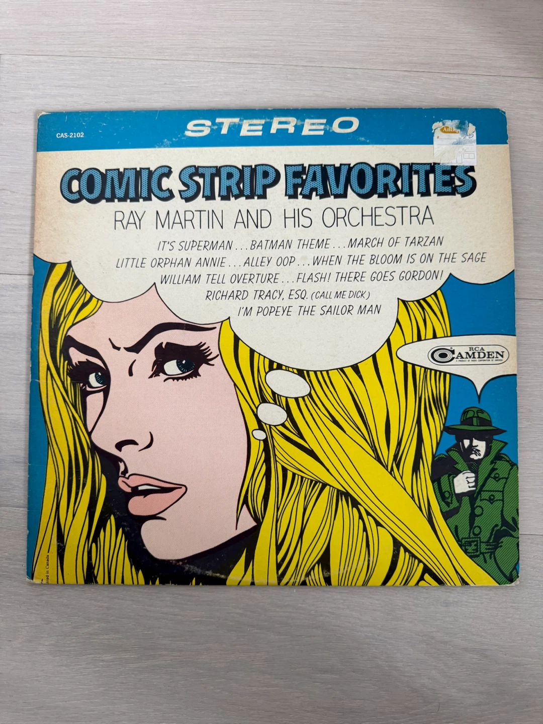 Ray Martin Orchestra - Comic Strip Favorites Vinyl Record