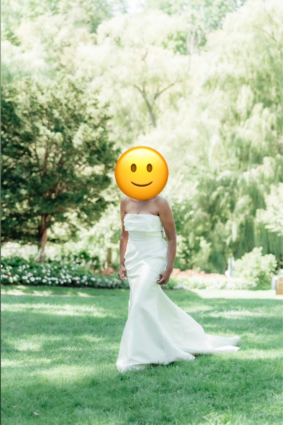 Strapless Wedding Dress - photo 2