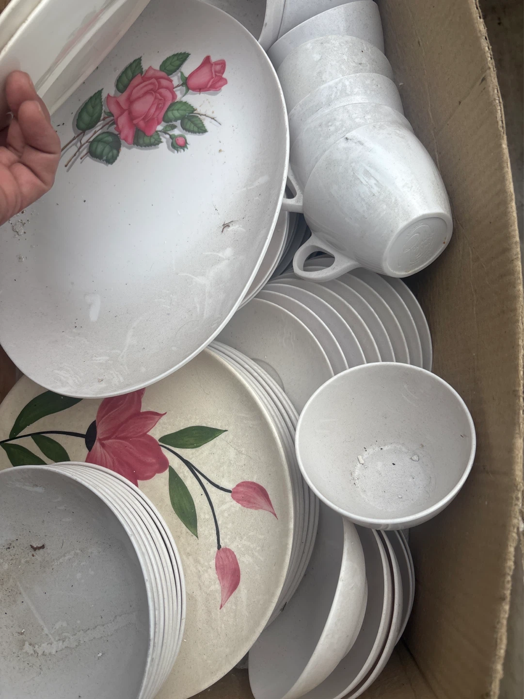 Vintage plates and vintage plate set - photo 2