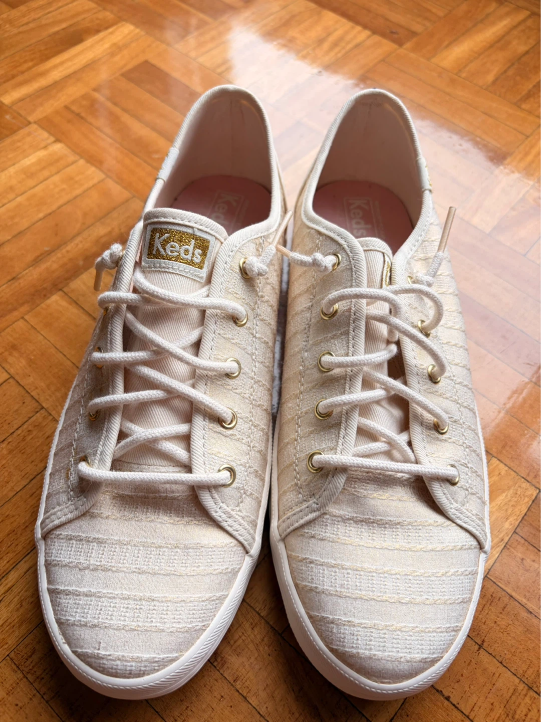 Keds Kickstart Ivory EYLT Girls Shoes - Size 6 M - photo 2