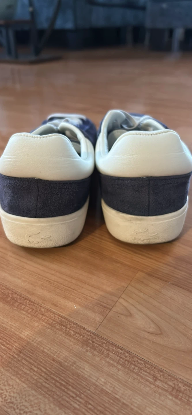 Lacoste Navy Suede Sneakers - Size UK 7.5 - photo 3