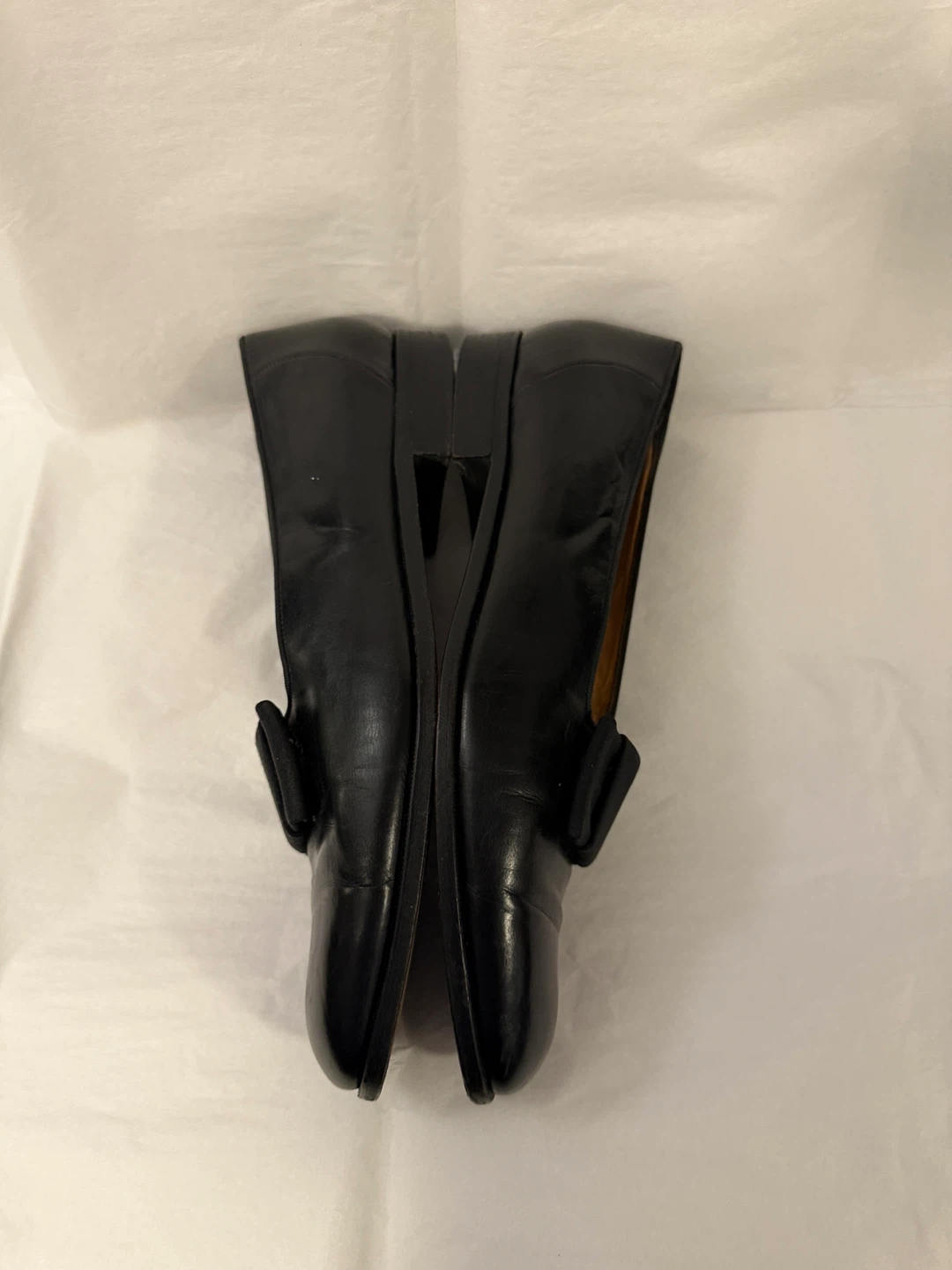 Giorgio Armani Black Leather evening tuxedo pump - photo 4