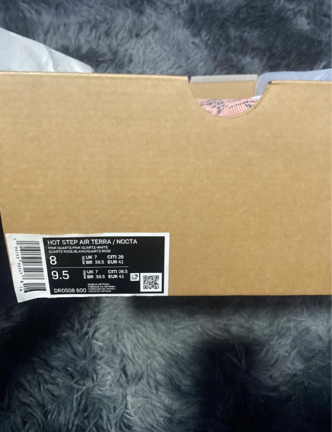 Nike Hot Step Air Terra / Nocta Sneakers - Pink Quartz - photo 5