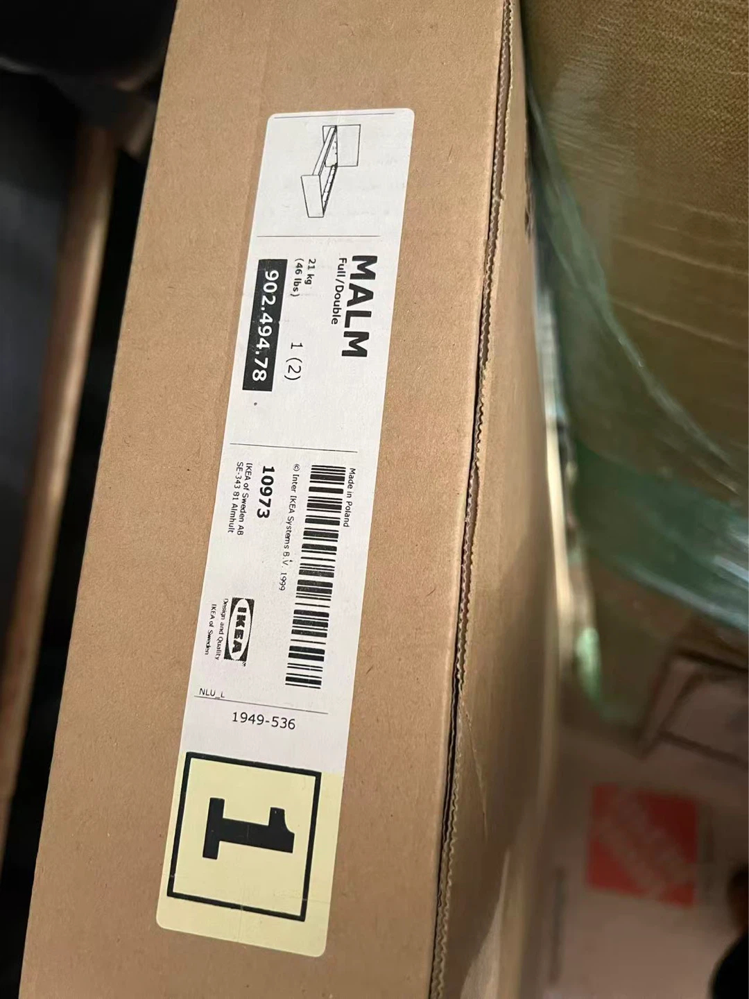 Brand New IKEA MALM Bed Frame, Full - photo 3