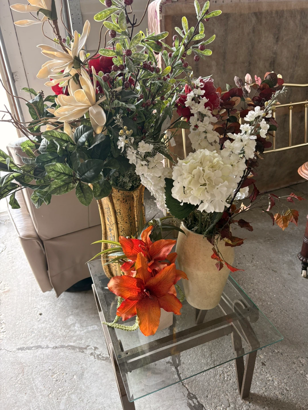 Faux Floral Arrangements