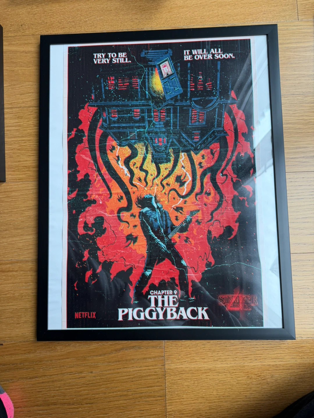 Stranger Things Print! Black Frame