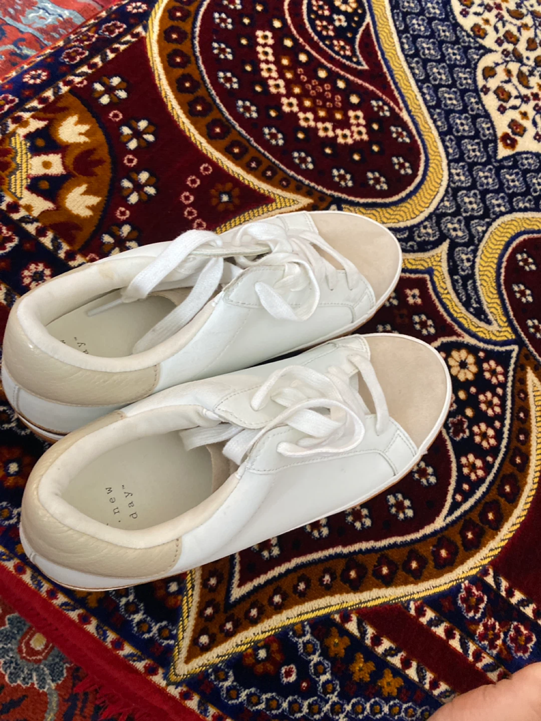 A New Day White & Tan Sneakers - photo 2