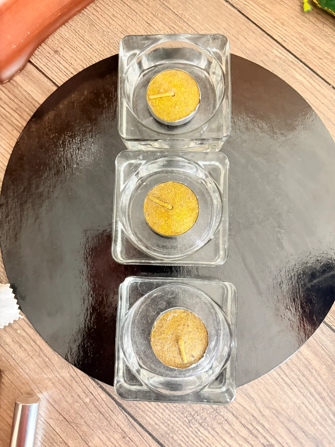 Set of 3 Glass Tealight Holders - photo 3