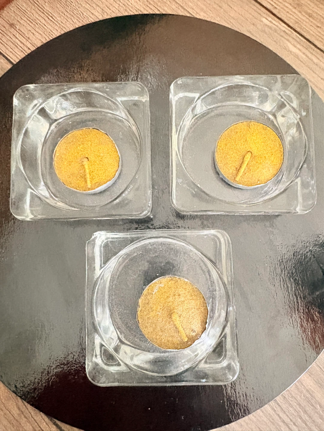 Set of 3 Glass Tealight Holders - photo 4
