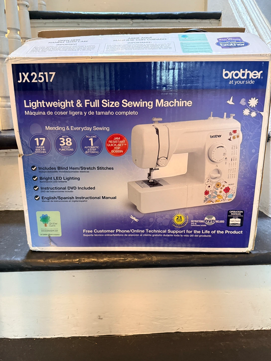 Brother JX2517 Lightweight Full Size Sewing Machine