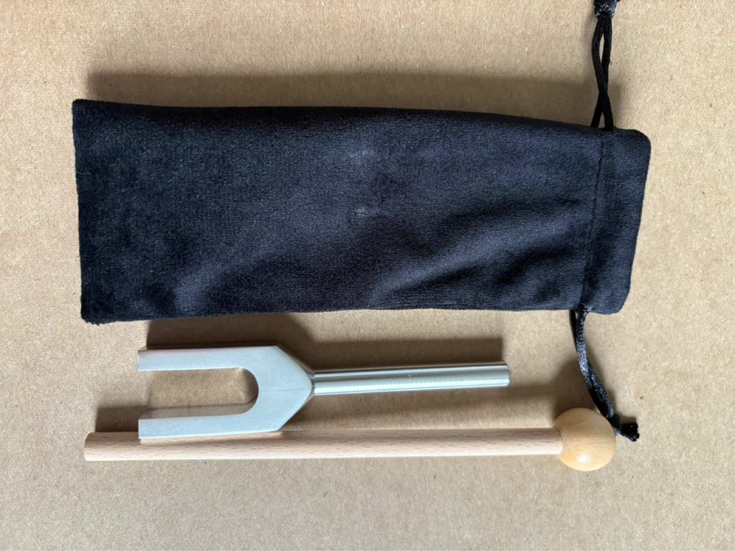 Tuning Fork and Mallet Set with Pouch