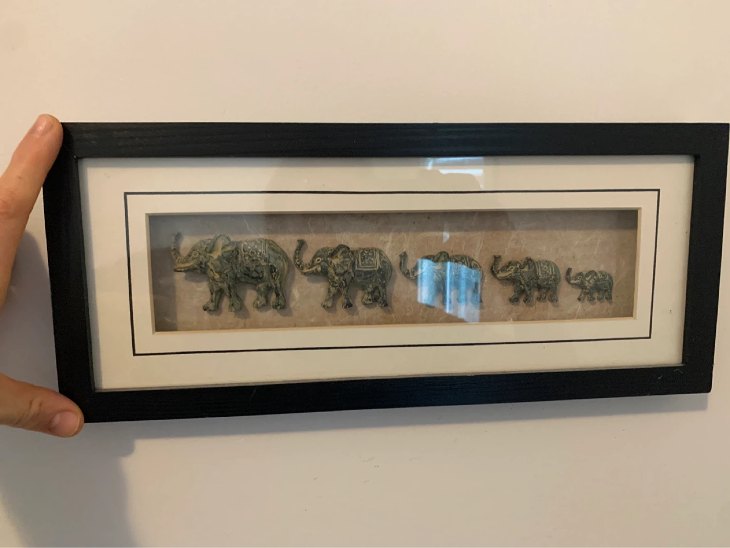 Framed Metal Animal Art Collection (Horse, Giraffe, Elephants)