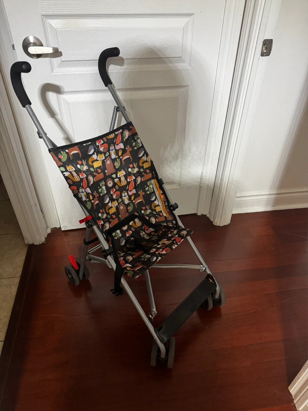 Kid's Stroller - Fox and Owl Print