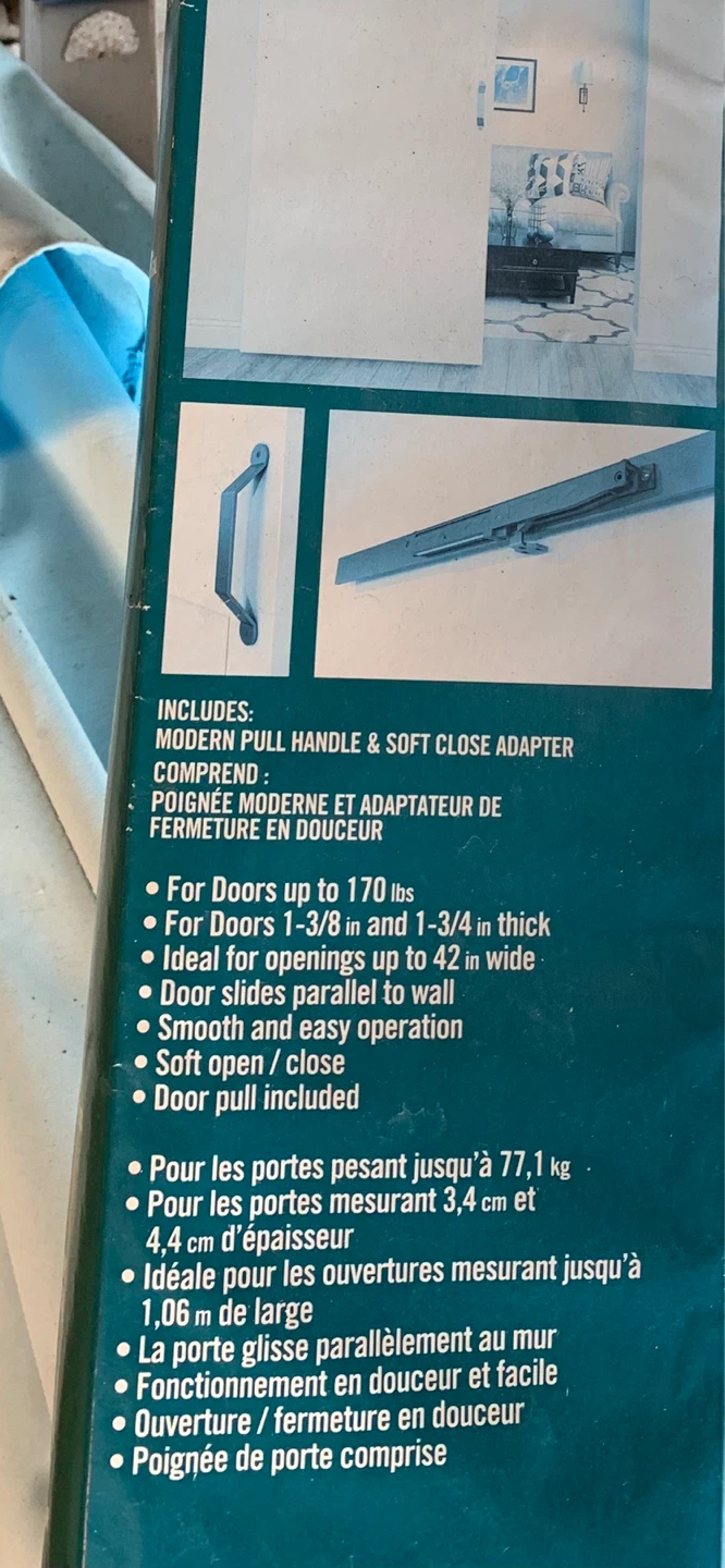Everbilt Decorative Sliding Barn Door Track and Hardware Kit
