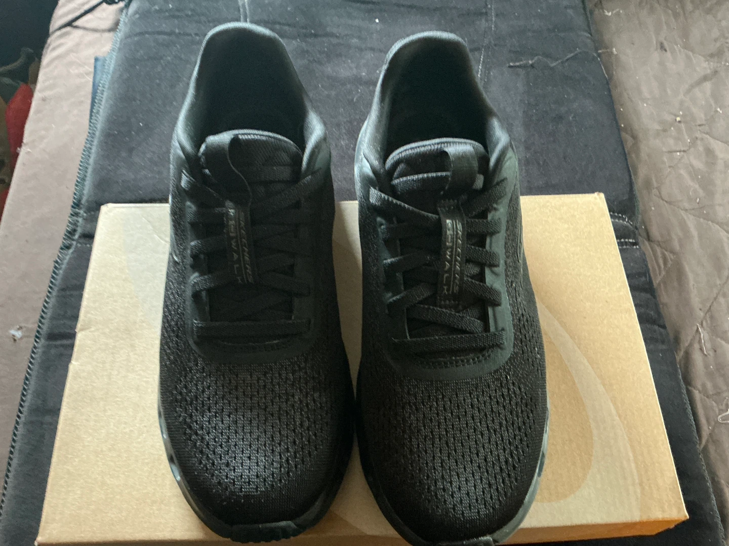 Skechers Go Walk Men's Black Mesh Sneakers