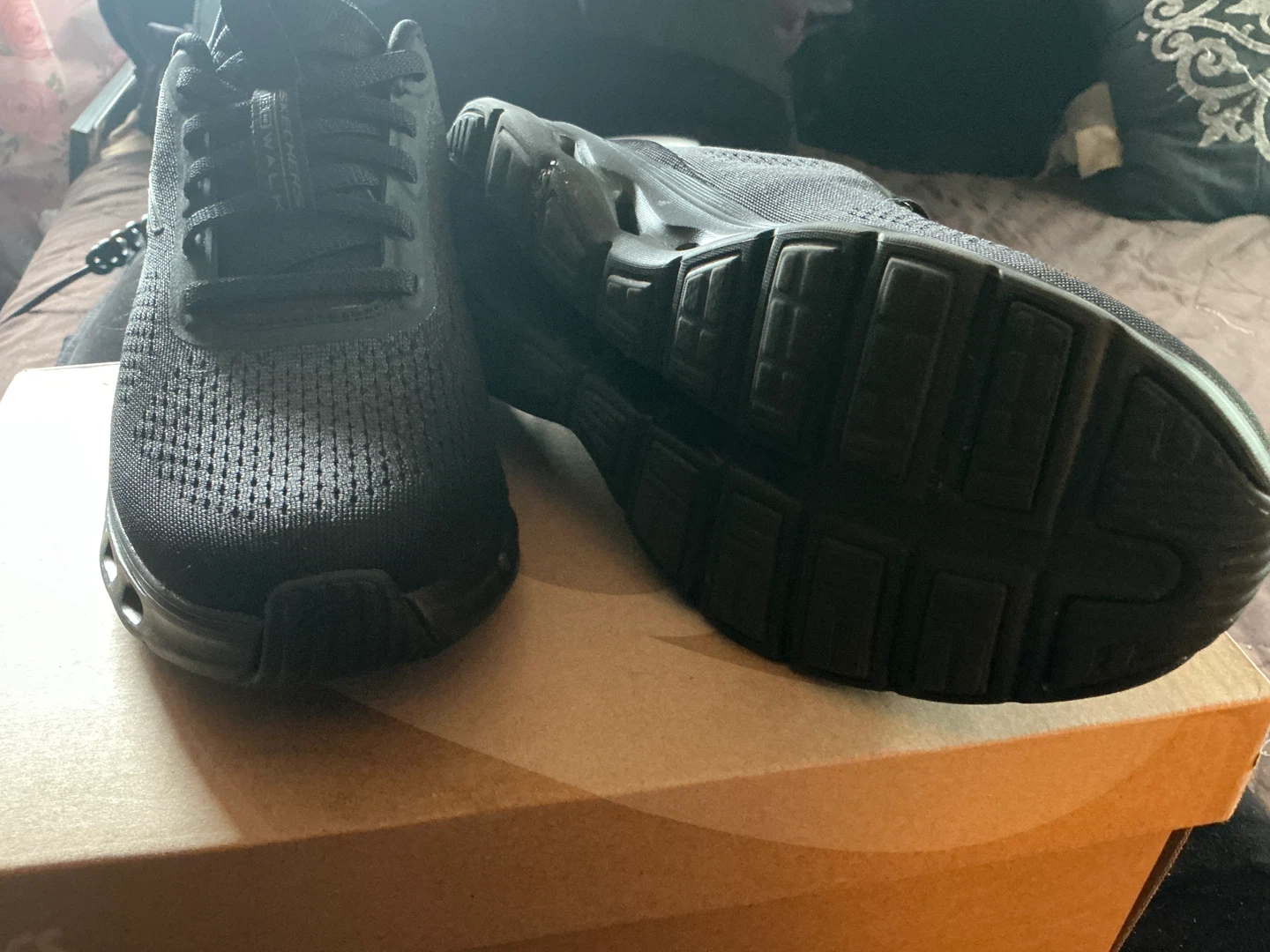 Skechers Go Walk Men's Black Mesh Sneakers - photo 4