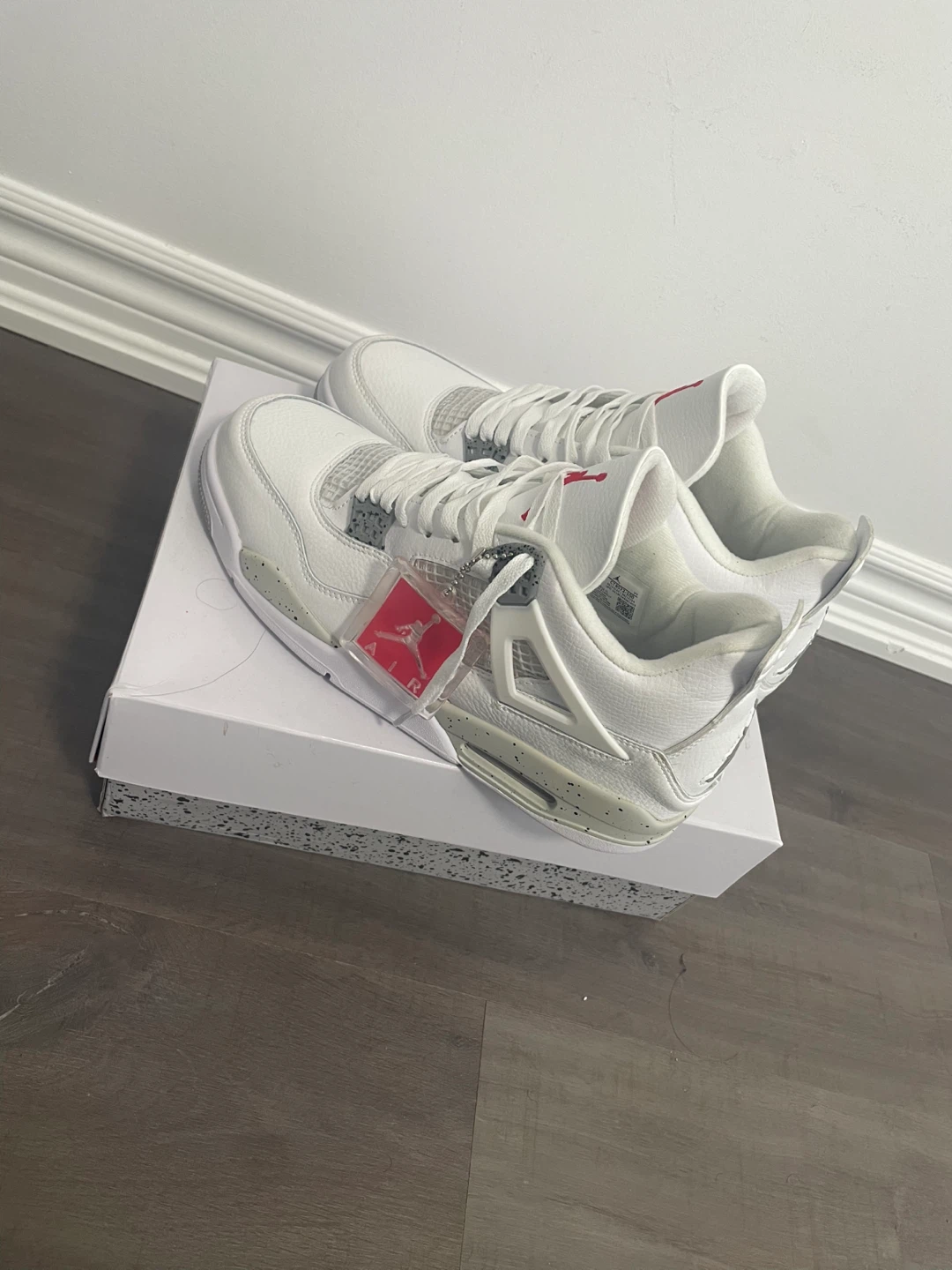 Air Jordan 4 Retro 'White Cement' Shoes - Size 11 US - photo 4