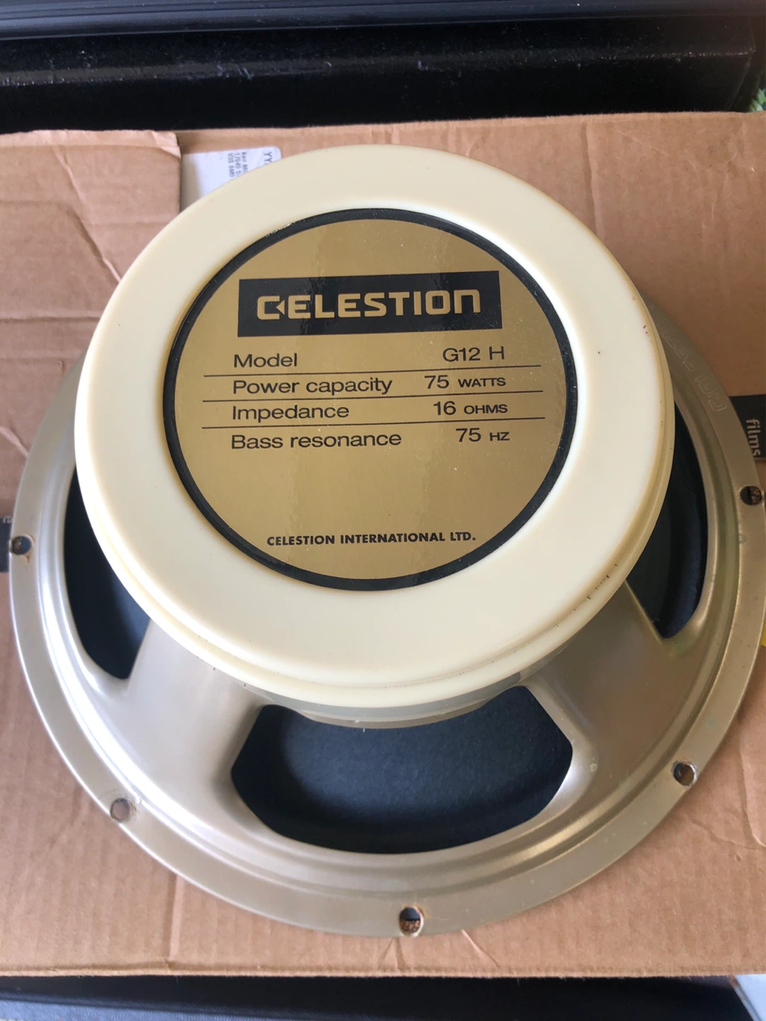 Celestion G12 H Guitar Speaker 75 Watts