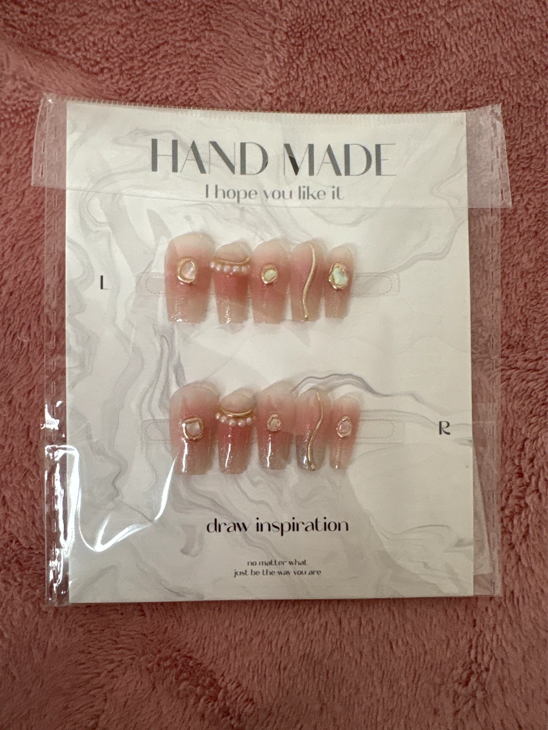 Handmade Press-On Nails for little kids