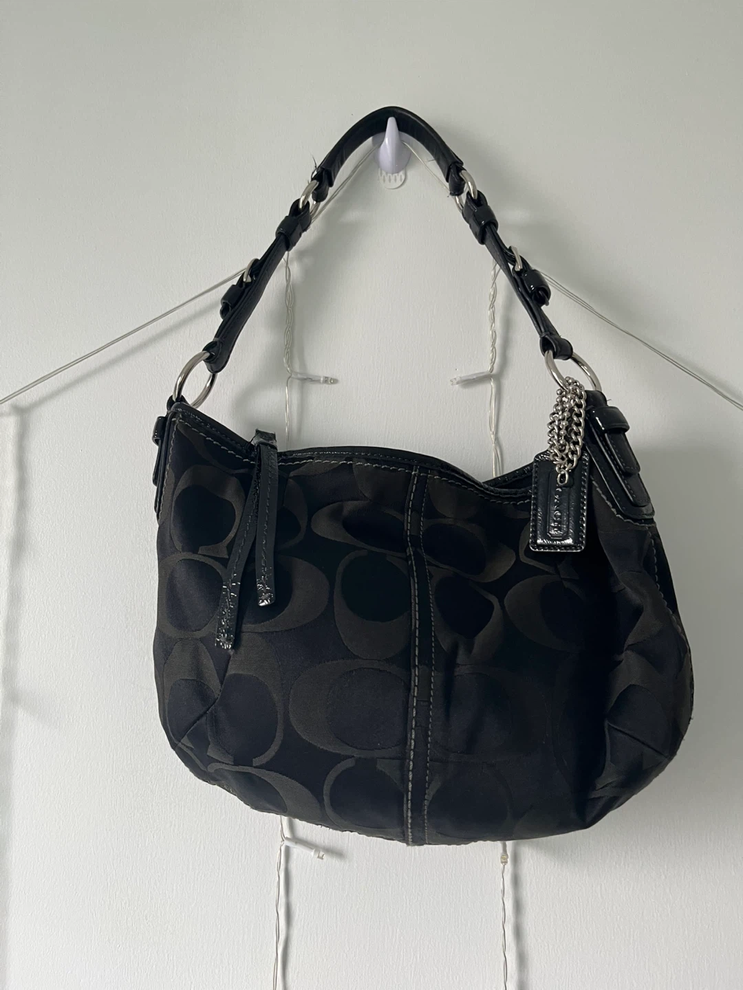 Vintage Coach Signature Hobo Bag