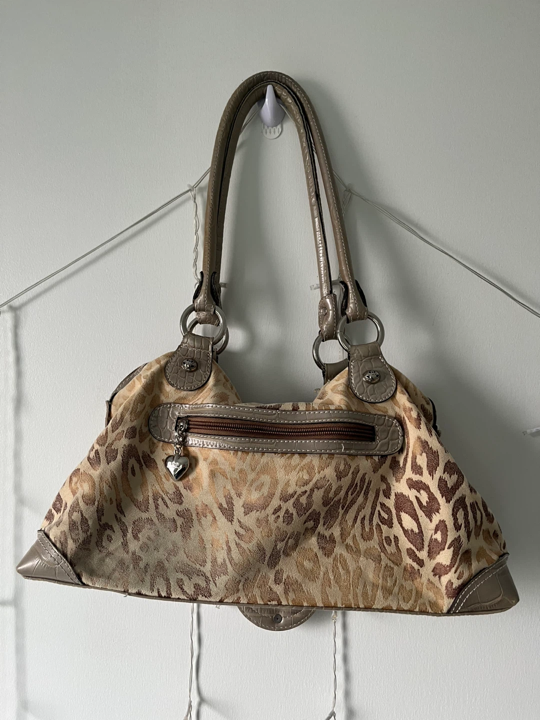 Vintage Leopard Print Shoulder Bag - photo 2