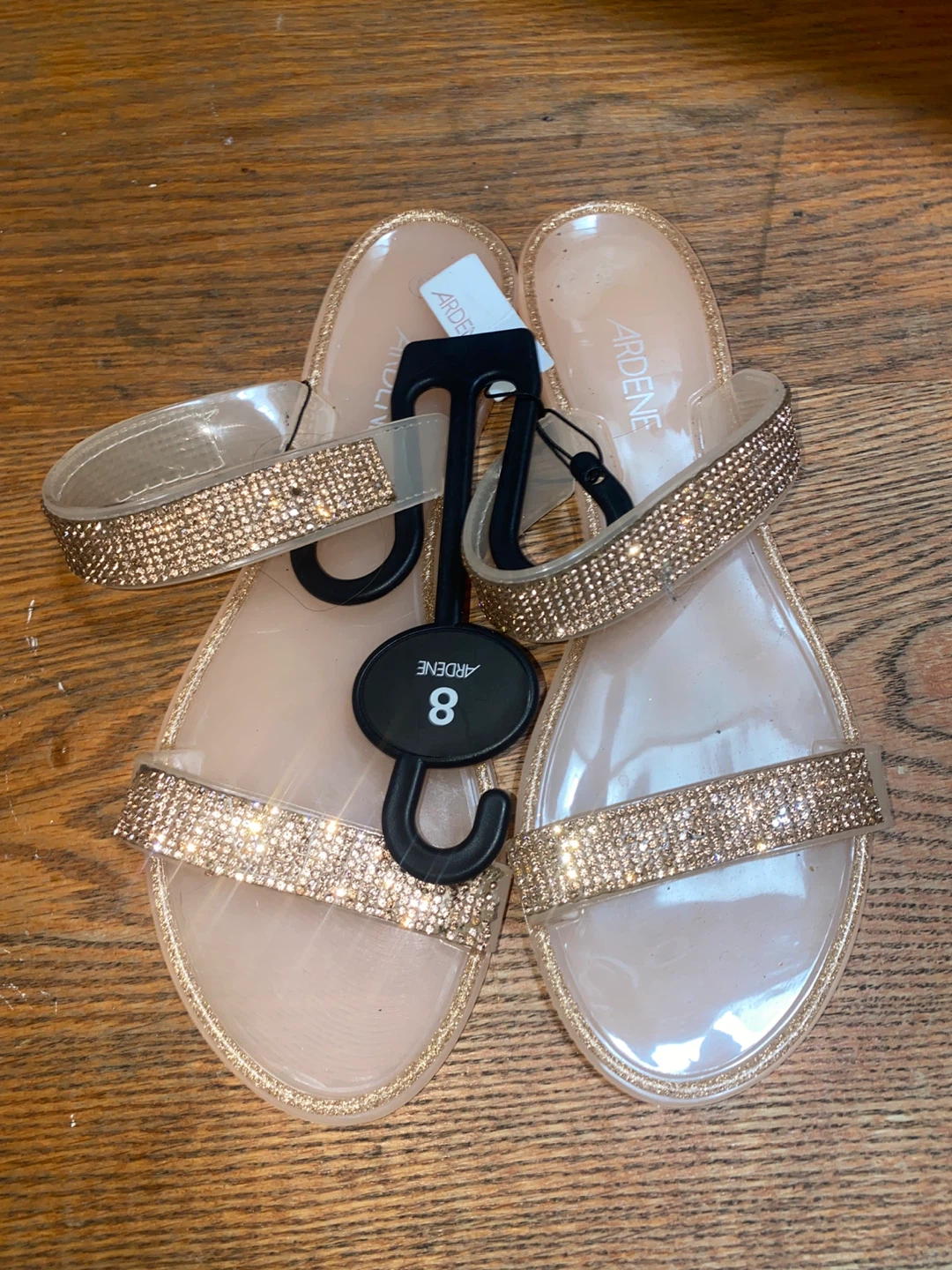 Ardene Women's Embellished Jelly Sandals - Size 8